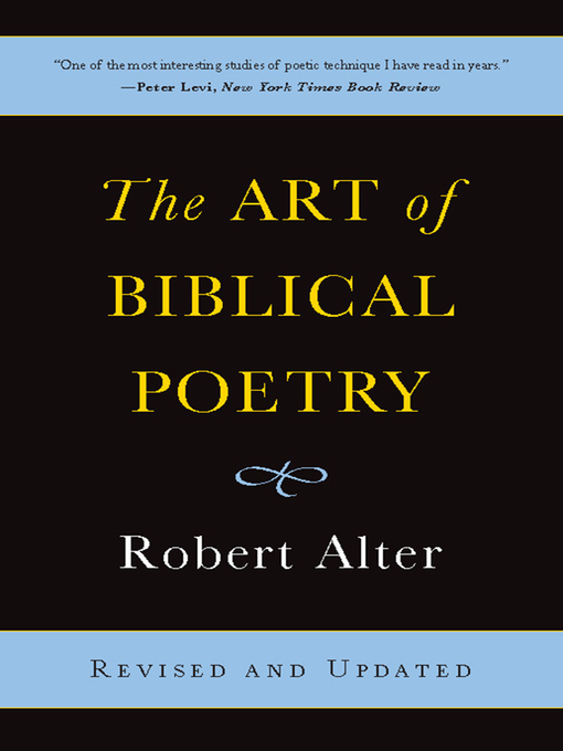 Title details for The Art of Biblical Poetry by Robert Alter - Available